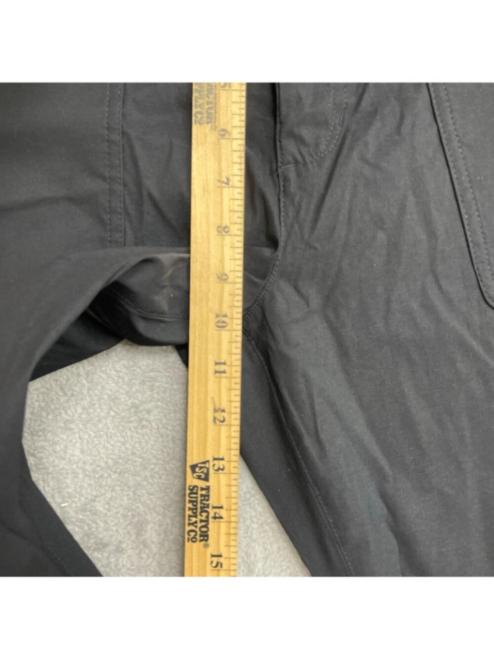 NWT Eddie Bauer Women's 10 Black Horizon Straight Ankle Pant Nylon-Spandex J2074 - Picture 6 of 13